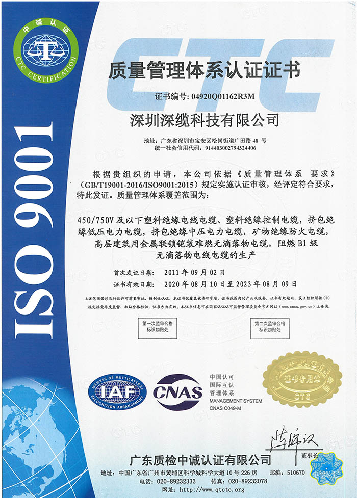 ISO9001-质量管理体系认证